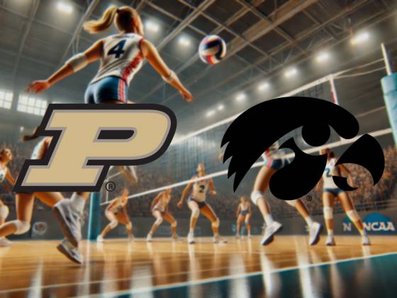 Purdue Boilermakers at Iowa Hawkeyes Women's Volleyball